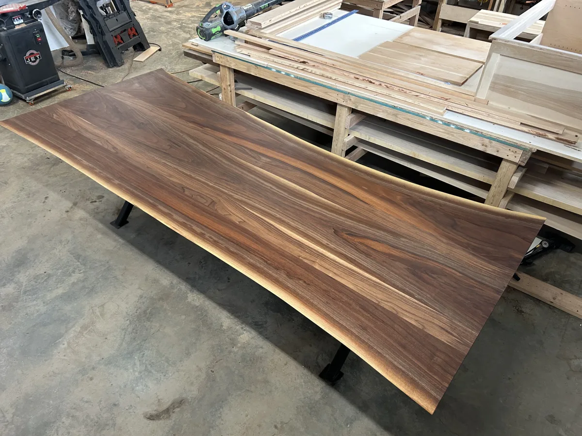 Callahan Construction Conference Table - Black Walnut detail 2